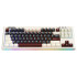 Mechanical gaming keyboard 1St Player NEO87 RGB Rome Color:white Mechanical gaming keyboard 1St Player NEO87 RGB Rome Color:white