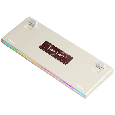 Mechanical gaming keyboard 1St Player NEO87 RGB Rome Color:white Mechanical gaming keyboard 1St Player NEO87 RGB Rome Color:white