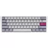 מקלדת גיימינג מכאנית Ducky One 3 Mini Mist Grey Cherry Brown Switch צבע לבן