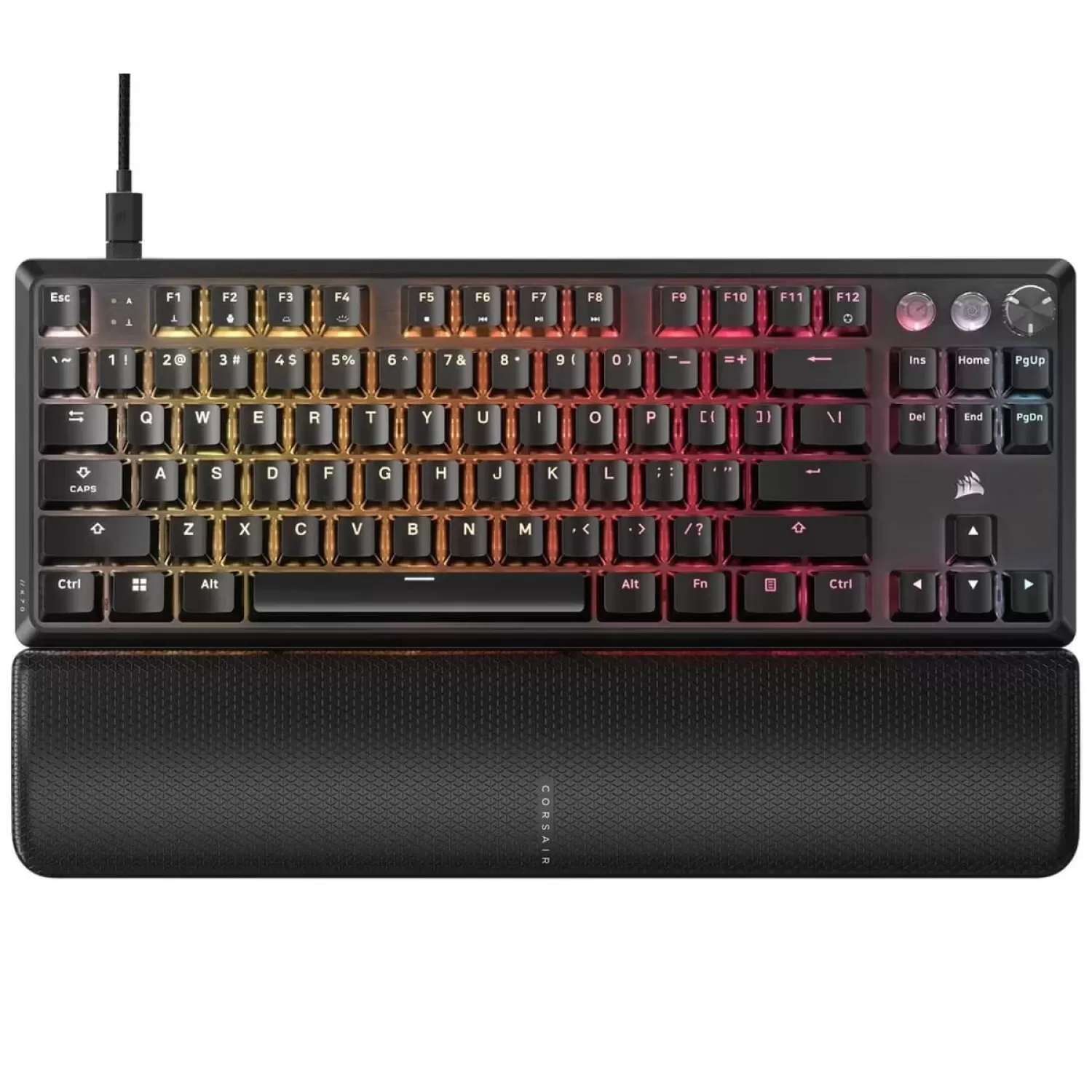 Mechanical gaming keyboard Corsair K70 PRO TKL High-Performance Hall Effect Color:black