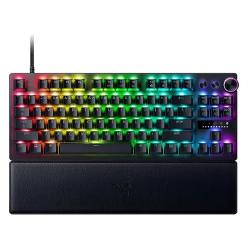 מקלדת גיימינג RAZER HUNTSMAN V3 PRO TENKEYLESS BLACK צבע שחור מקלדת גיימינג RAZER HUNTSMAN V3 PRO TENKEYLESS BLACK צבע שחור
