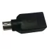 Keyboard adapter Silver Line PS/2 Color:white orange