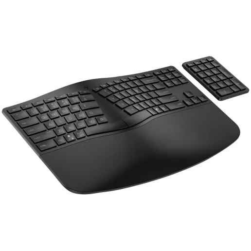 מקלדת אלחוטית HP 965 Ergonomic Wireless Keyboard צבע שחור מקלדת אלחוטית HP 965 Ergonomic Wireless Keyboard צבע שחור