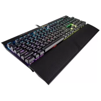 מקלדת גיימינג Corsair K70 RGB MK.2 Cherry MX Red צבע שחור