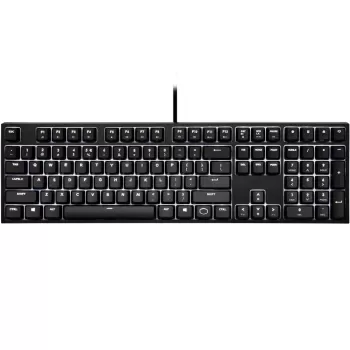 מקלדת גיימינג Cooler Master CK320 CHERRY MX RED צבע שחור