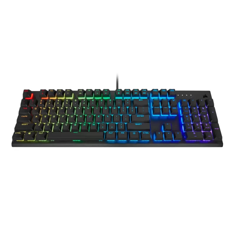 מקלדת גיימינג Corsair K60 RGB PRO 100% CHERRY MV שחור