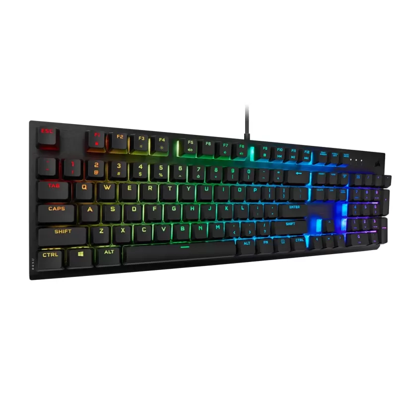מקלדת גיימינג Corsair K60 RGB PRO 100% CHERRY MV שחור