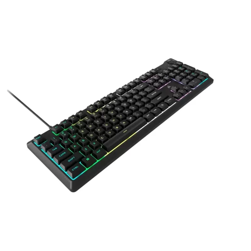 מקלדת גיימינג Corsair K55 CORE RGB - שחור