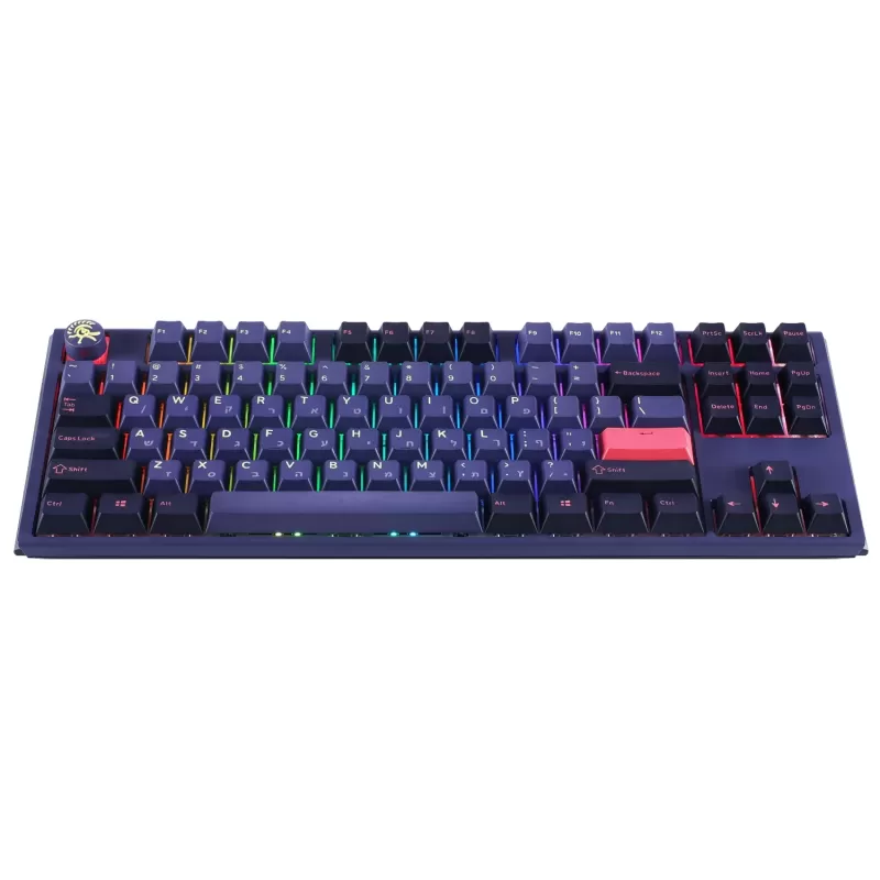 Wireless Gaming Keyboard Ducky Mechanical keyboard One 3 TKL Cosmic Cherry Brown Switch Color:blue