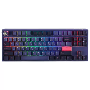Wireless Gaming Keyboard Ducky Mechanical keyboard One 3 TKL Cosmic Cherry Brown Switch Color:blue