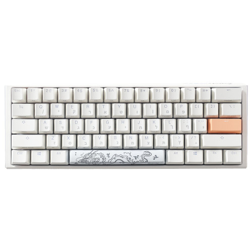Mechanical gaming keyboard Ducky One 3 Mini Cherry Silver Switch Color:white