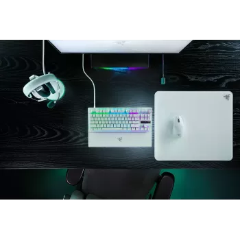Игровая Клавиатура RAZER HUNTSMAN V3 PRO TENKEYLESS WHITE Цвет:белый Игровая Клавиатура RAZER HUNTSMAN V3 PRO TENKEYLESS WHITE Цвет:белый