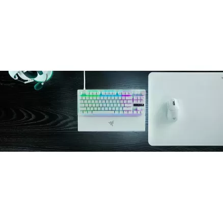 Игровая Клавиатура RAZER HUNTSMAN V3 PRO TENKEYLESS WHITE Цвет:белый