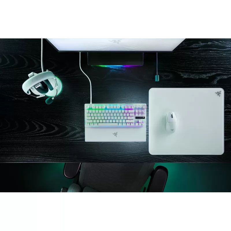 Игровая Клавиатура RAZER HUNTSMAN V3 PRO TENKEYLESS WHITE Цвет:белый
