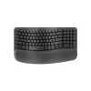 מקלדת אלחוטית Logitech WAVE KEYS שחור