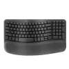 מקלדת אלחוטית Logitech WAVE KEYS שחור