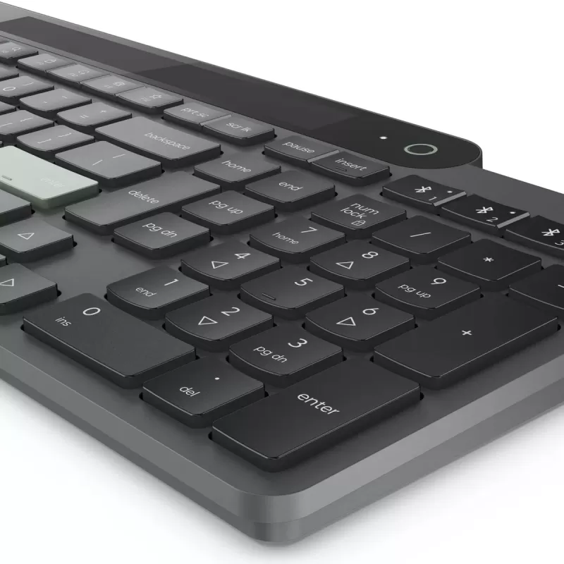 מקלדת אלחוטית Lenovo Self-Charging Bluetooth Keyboard Hebrew 212 מקלדת אלחוטית Lenovo Self-Charging Bluetooth Keyboard Hebrew 212