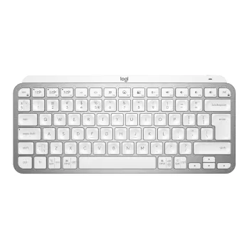 מקלדת אלחוטית Logitech MX Keys Mini אפור בהיר מקלדת אלחוטית Logitech MX Keys Mini אפור בהיר