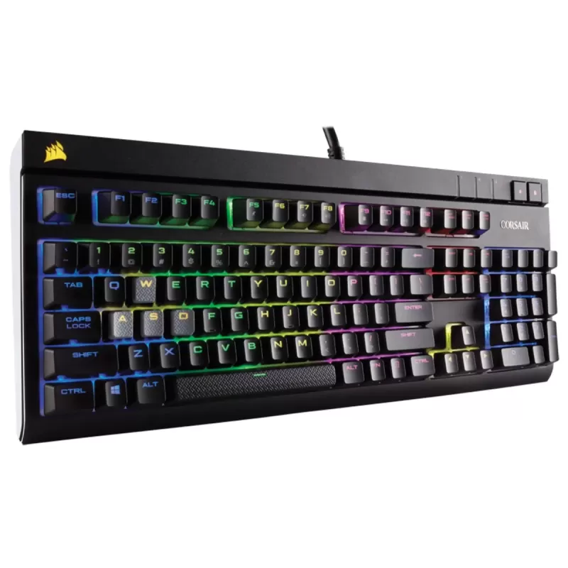 Gaming Keyboard Corsair STRAFE RGB CHERRY MX Silent Color:black