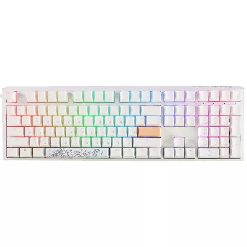 Mechanical keyboard Ducky One 3 RGB Cherry Brown Switch white Mechanical keyboard Ducky One 3 RGB Cherry Brown Switch white