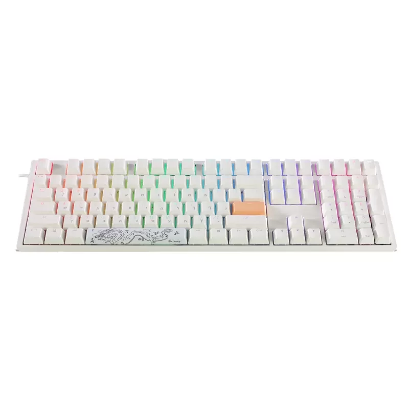 Mechanical keyboard Ducky One 3 RGB Cherry Brown Switch white Mechanical keyboard Ducky One 3 RGB Cherry Brown Switch white