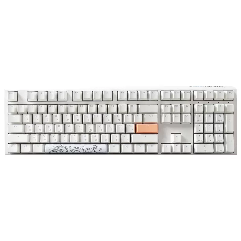 Mechanical keyboard Ducky One 3 RGB Cherry Brown Switch white Mechanical keyboard Ducky One 3 RGB Cherry Brown Switch white