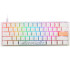 Mechanical gaming keyboard Ducky One 3 Mini Cherry Red Switch Color:white Mechanical gaming keyboard Ducky One 3 Mini Cherry Red Switch Color:white