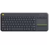 מקלדת אלחוטית Logitech WirelessTouch K400 Plus שחור מקלדת אלחוטית Logitech WirelessTouch K400 Plus שחור