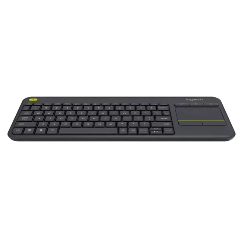 מקלדת אלחוטית Logitech WirelessTouch K400 Plus שחור מקלדת אלחוטית Logitech WirelessTouch K400 Plus שחור