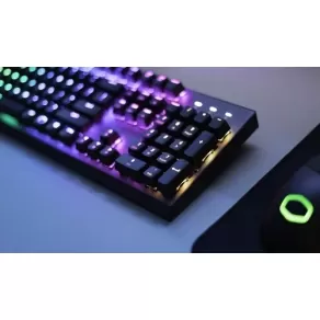 מקלדת גיימינג Cooler Master CK350 (Red Switch) צבע שחור, כסוף