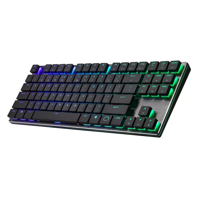 מקלדת גיימינג Cooler Master SK631 CHERRY MX RGB LOW PROFILE SWITCH
