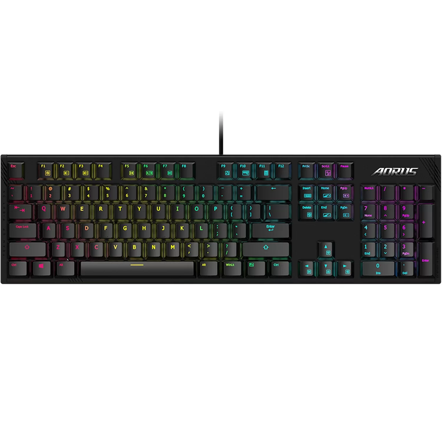 Игровая Клавиатура Gigabyte AORUS K1 Cherry MX Mechanical Gaming Switch Цвет:чёрный