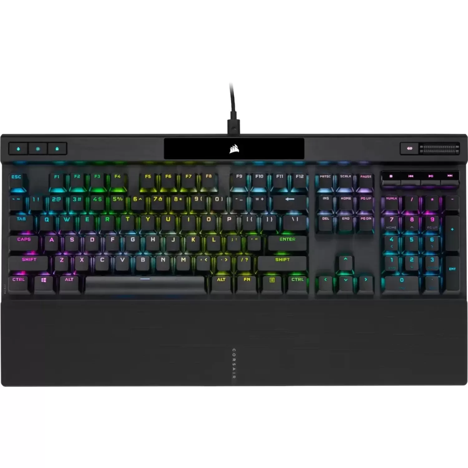 Gaming Keyboard Corsair K70 RGB PRO Mechanical with PBT DOUBLE SHOT PRO Keycaps - CHERRY MX Brown