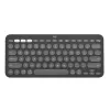 מקלדת אלחוטית Bluetooth Logitech Pebble Keys 2 K380s גרפיט טונאלי