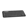 מקלדת אלחוטית Bluetooth Logitech Pebble Keys 2 K380s גרפיט טונאלי