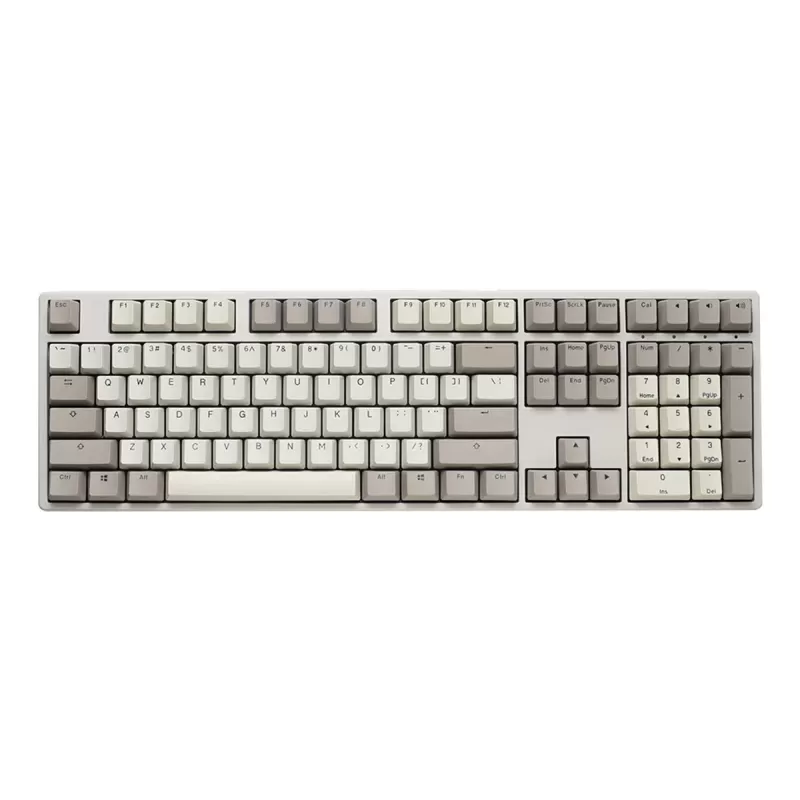 מקלדת גיימינג מכאנית Ducky Origin Vintage Cherry Speed Silver Switch צבע לבן מקלדת גיימינג מכאנית Ducky Origin Vintage Cherry Speed Silver Switch צבע לבן