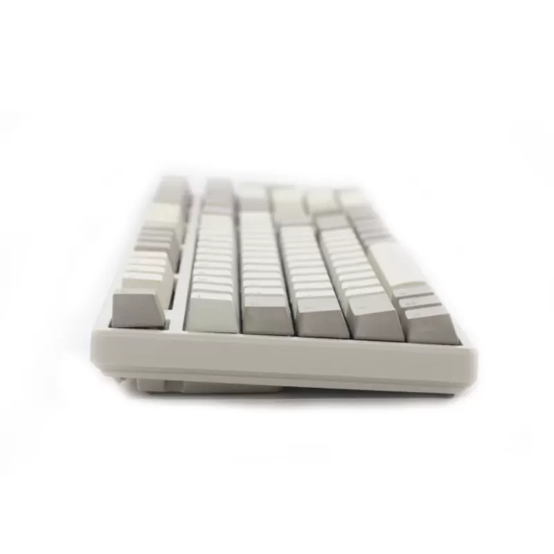 מקלדת גיימינג מכאנית Ducky Origin Vintage Cherry Speed Silver Switch צבע לבן מקלדת גיימינג מכאנית Ducky Origin Vintage Cherry Speed Silver Switch צבע לבן