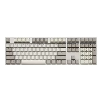Mechanical gaming keyboard Ducky Origin Vintage Cherry Speed Silver Switch Color:white