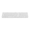מקלדת אלחוטית Logitech K950 SLIM Off-white צבע לבן