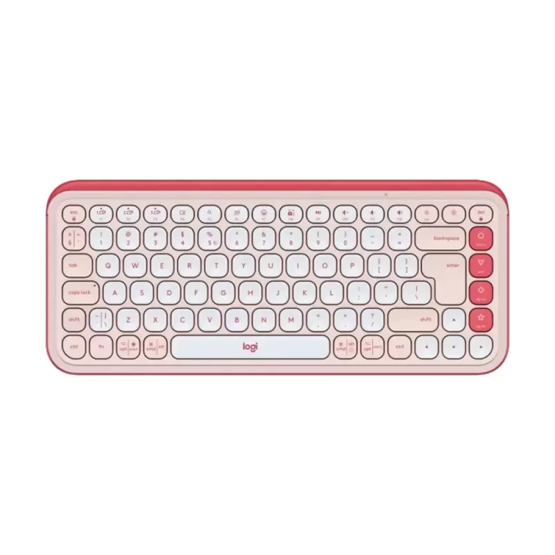 מקלדת אלחוטית Logitech POP ICON KEYS ורוד