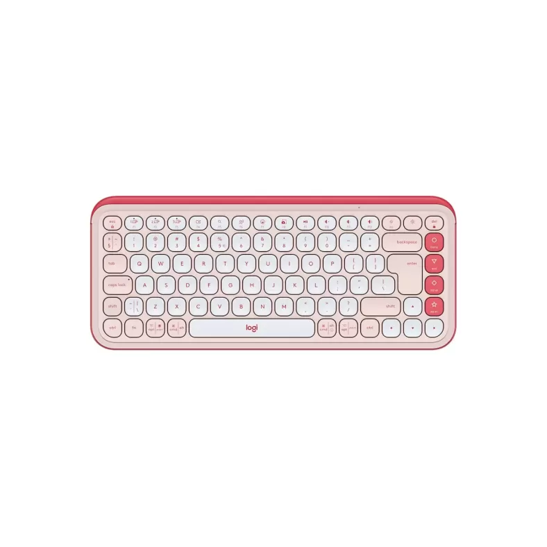מקלדת אלחוטית Logitech POP ICON KEYS ורוד