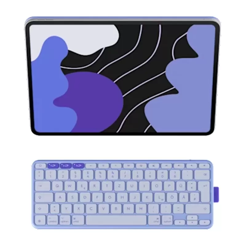 כיסוי ומקלדת אלחוטית Logitech Flip Folio for iPad Pro and iPad Air צבע גרפיט