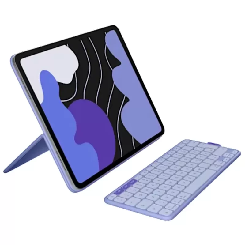 כיסוי ומקלדת אלחוטית Logitech Flip Folio for iPad Pro and iPad Air צבע גרפיט