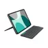 כיסוי ומקלדת אלחוטית Logitech Flip Folio for iPad Pro and iPad Air צבע גרפיט