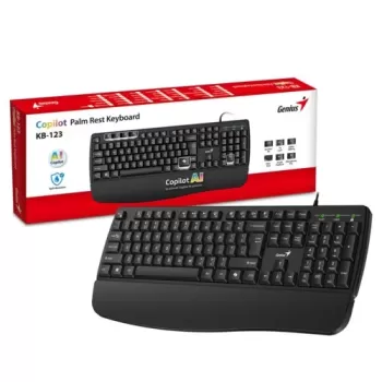 מקלדת חוטית Genius KB-123 High Profile מקלדת חוטית Genius KB-123 High Profile