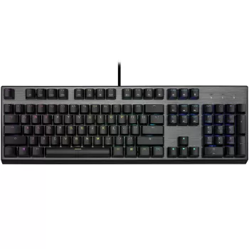 מקלדת גיימינג Cooler Master CK350 Blue Switch צבע אפור, שחור