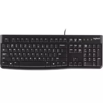 מקלדת חוטית Logitech K120 צבע שחור מקלדת חוטית Logitech K120 צבע שחור