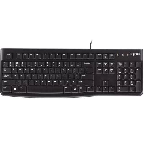 Проводная Клавиатура Logitech K120 Цвет:чёрный Проводная Клавиатура Logitech K120 Цвет:чёрный
