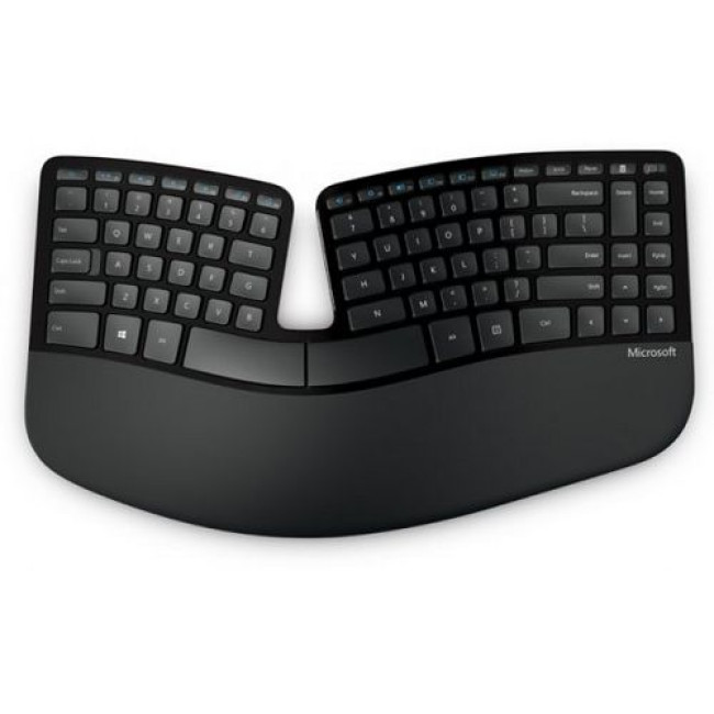 Wireless Keyboard and Mouse Set Microsoft Sculpt Ergonomic Desktop Color:black
