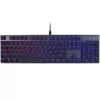 מקלדת גיימינג Cooler Master SK650 CHERRY MX RGB LOW PROFILE SWITCH